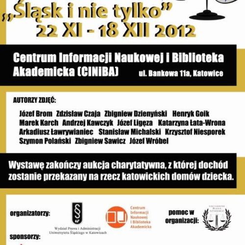 Aukcja charytatywna dla dzieci z domu dziecka pt. "Śląsk i nie tylko", wystawa